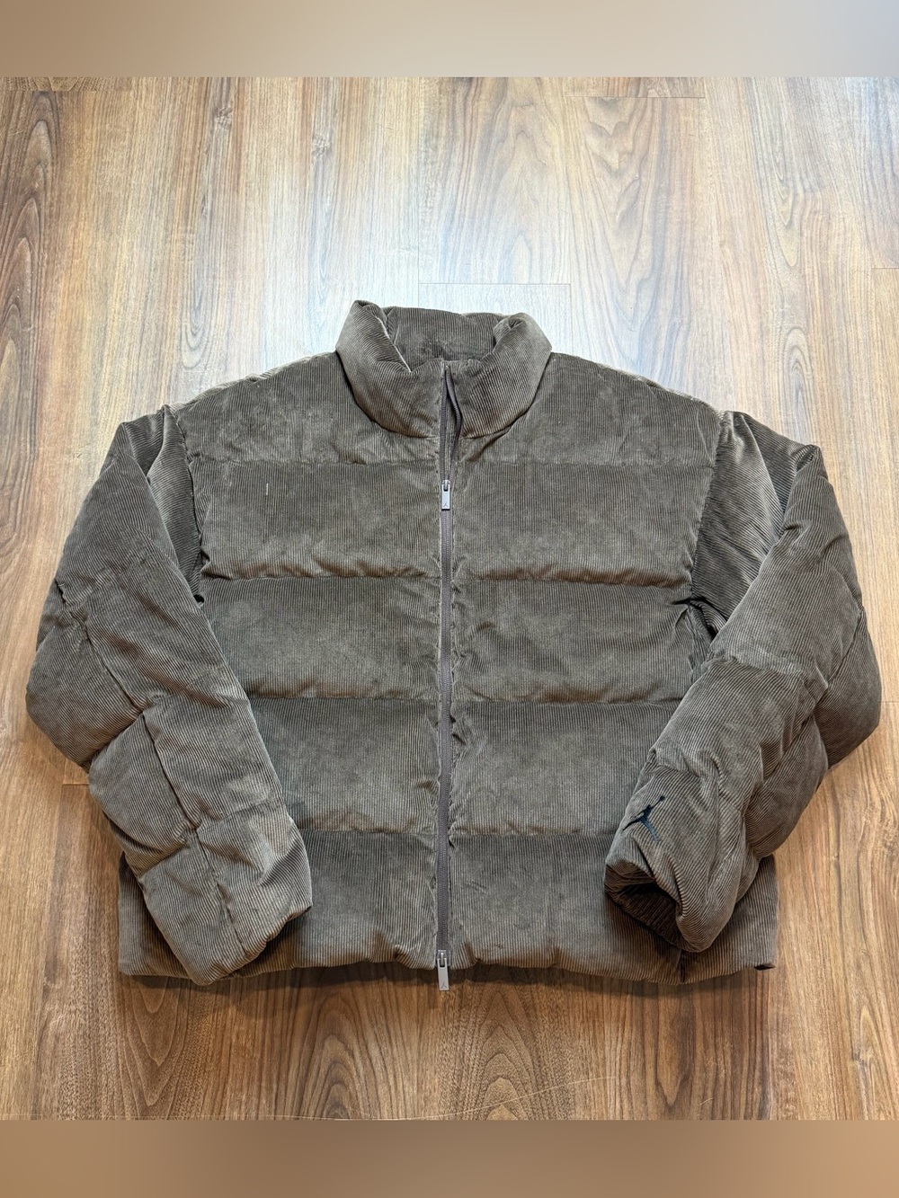 NEW Nike Air Jordan Flight Down Corduroy Puffer Jacket Baroque Brown Men’s Large